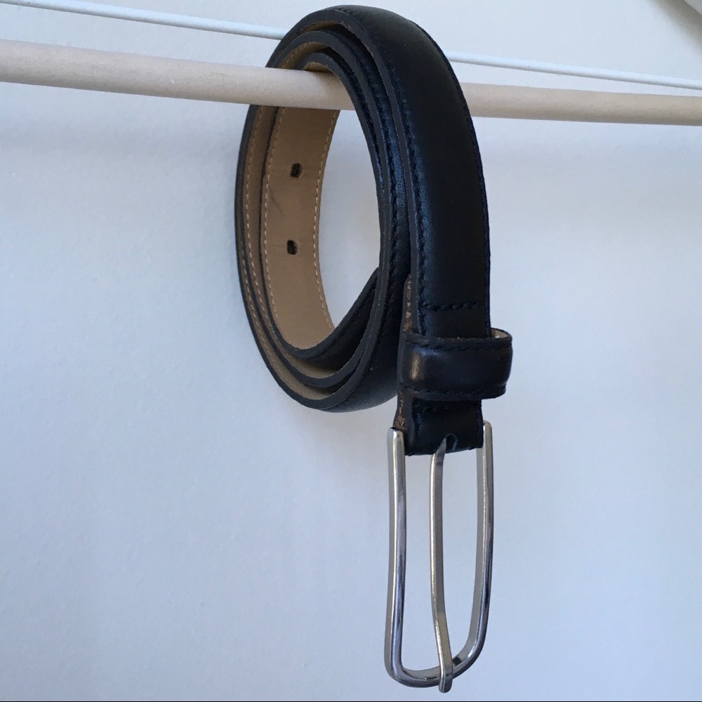 Banana Republic - Thin Black Genuine Leather Belt